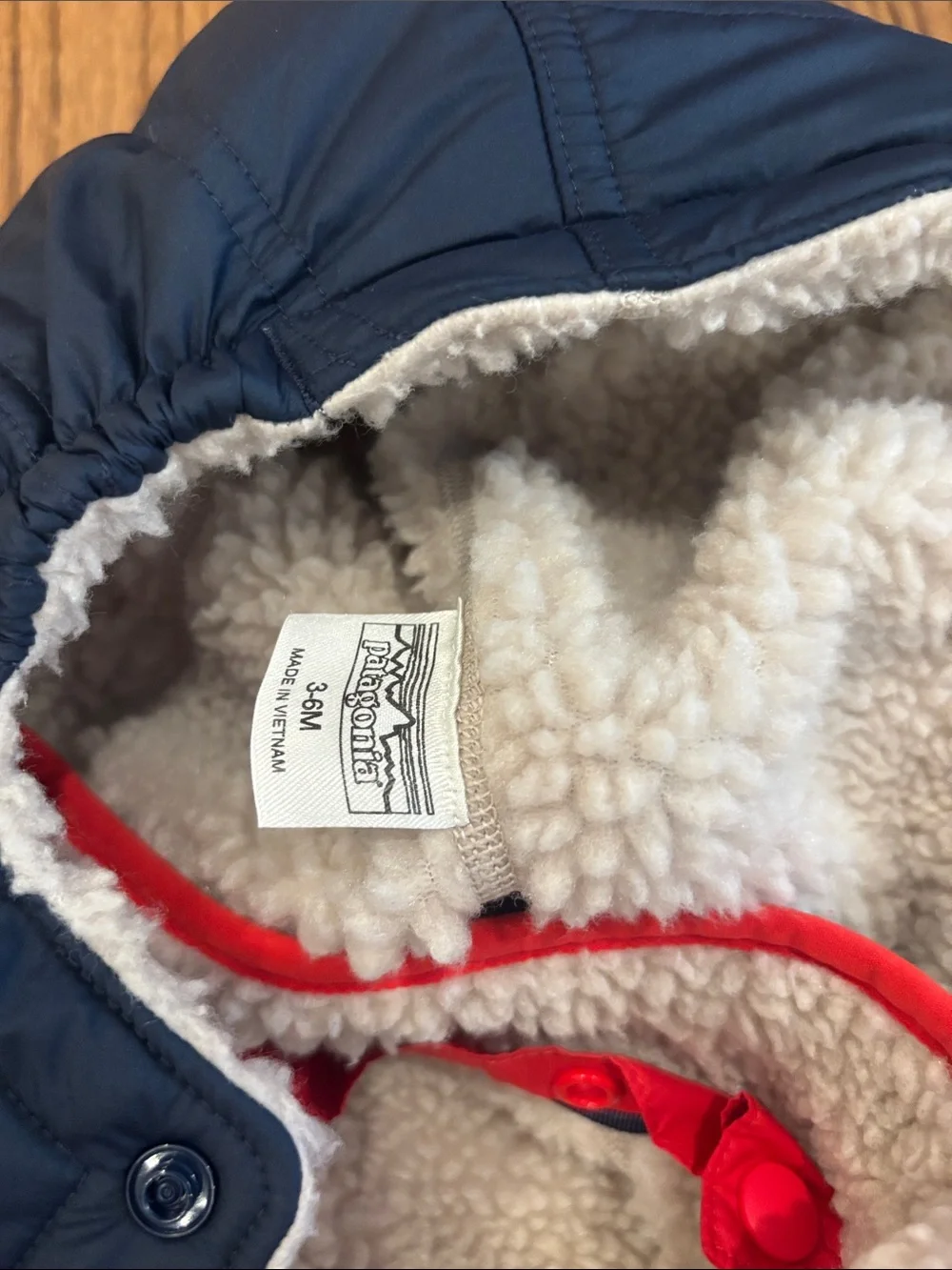 Patagonia Baby Reversible Tribbles Hoody 3-6 mo